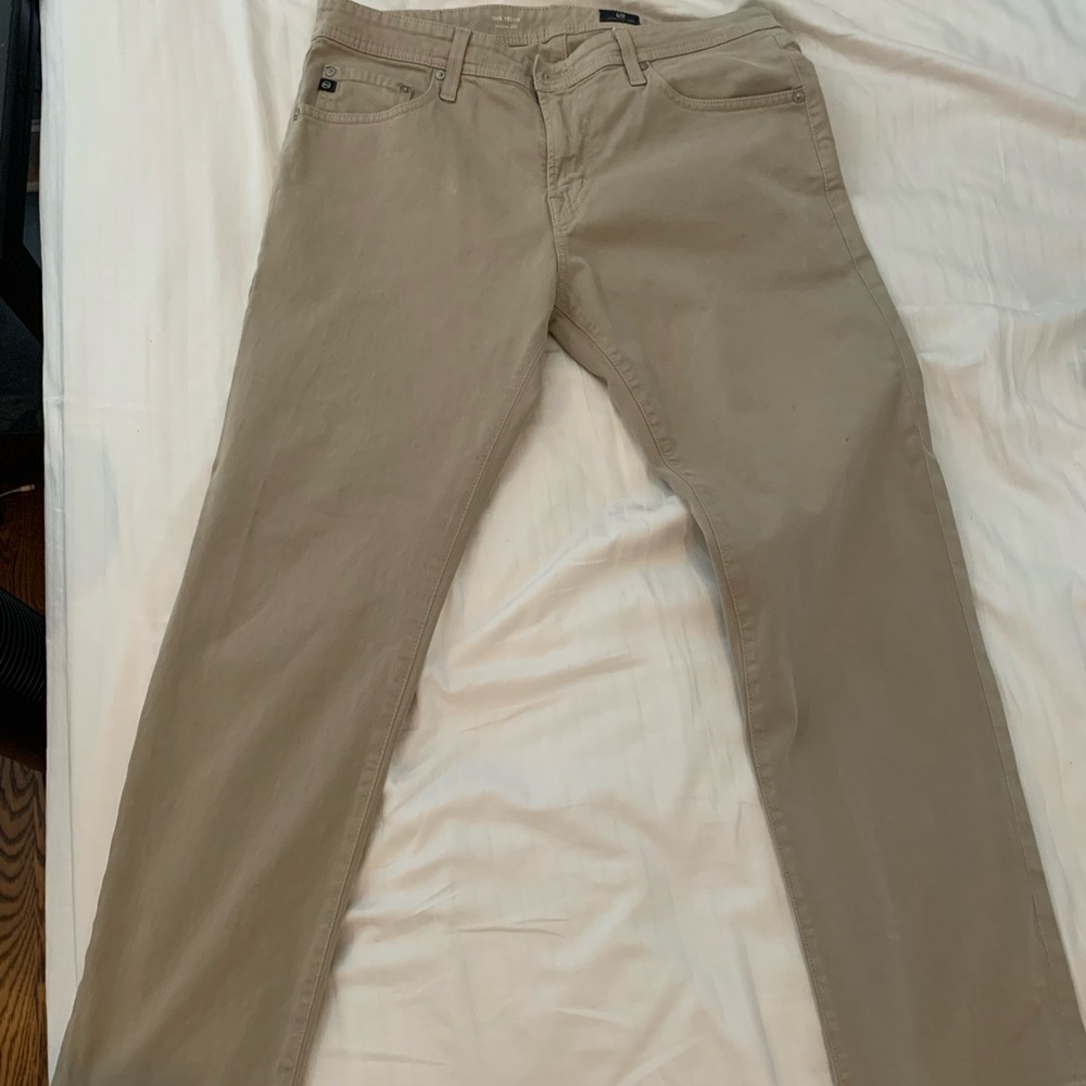 Dark Khaki AG Jeans “The Tellis” Modern Slim Size 33x34